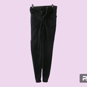 American Eagle Outfitters next level stretch curvy hi-rise jegging in black 000